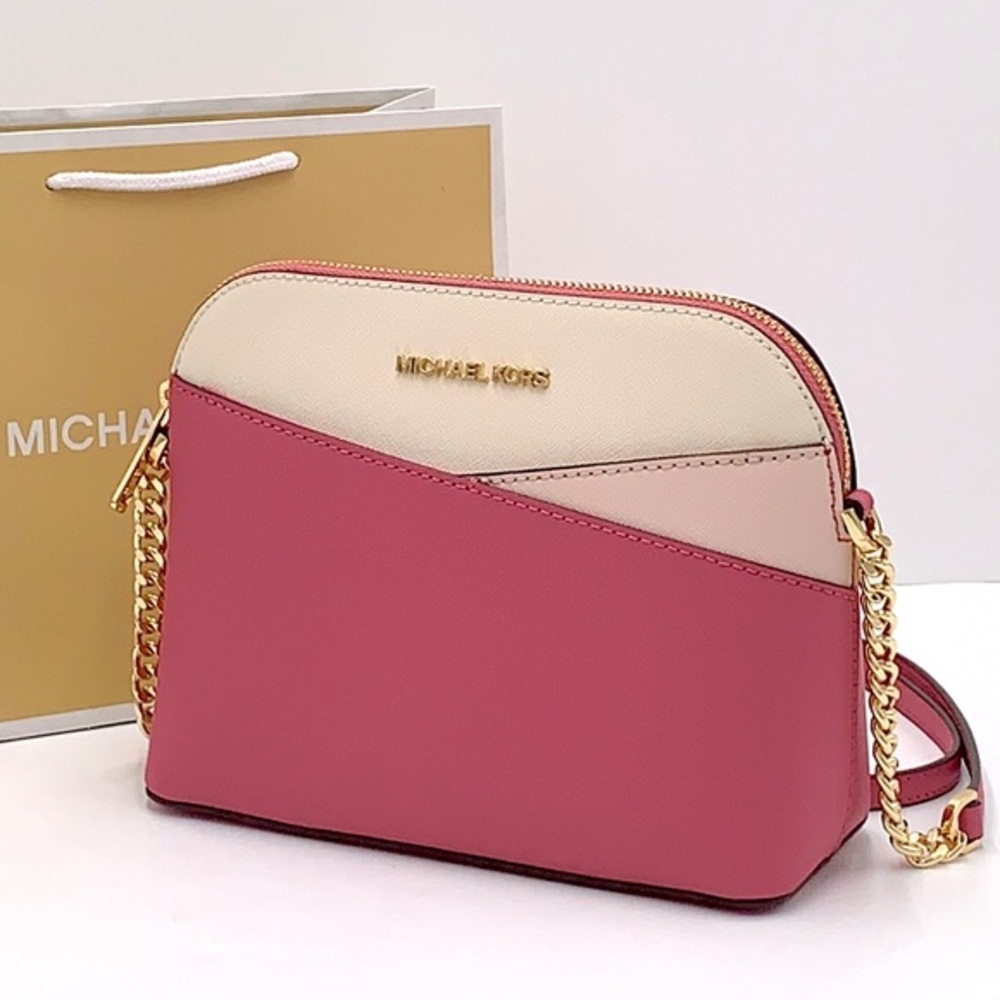 MICHAEL KORS
Jet Set Travel Medium Logo Dome Crossbody Bag ROSEWOOD MULT…